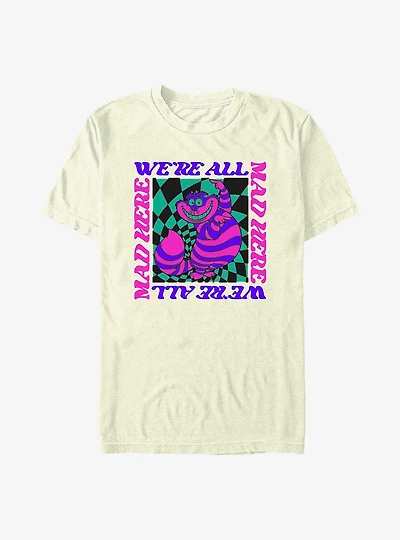 Disney Alice Wonderland All Mad Trippy Cheshire T-Shirt