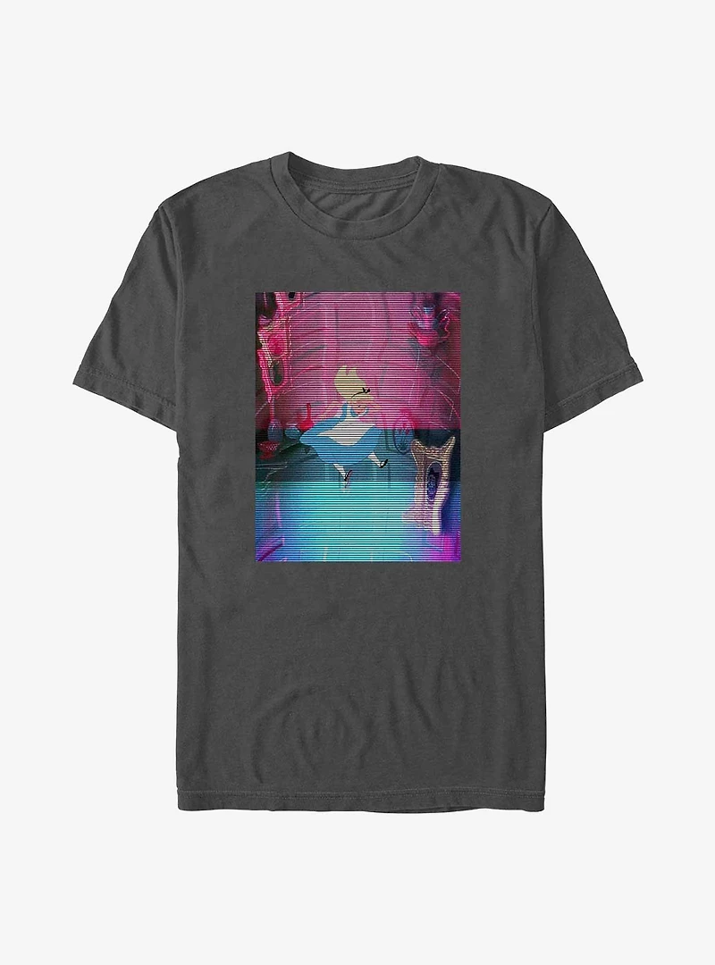 Disney Alice Wonderland Glitchy Wonder T-Shirt