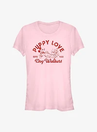 Disney Mickey Mouse & Pluto Puppy Love Girls T-Shirt