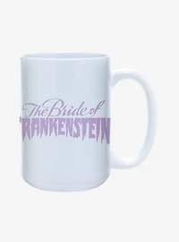 Universal Monsters The Bride of Frankenstein Logo Mug 15oz