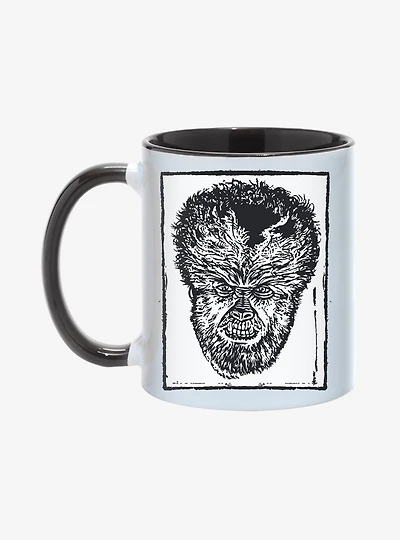 Universal Monsters The Wolfman Head Mug 11oz
