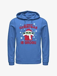 Star Wars The Mandalorian Grogu For Christmas Hoodie