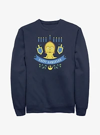 Star Wars C-3P0 Hanukkah Sweatshirt