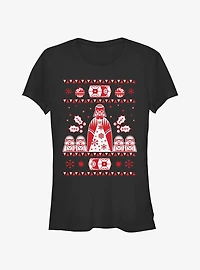 Star Wars Empire Ugly Christmas Girls T-Shirt