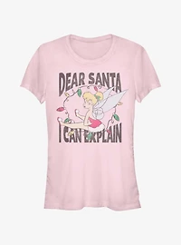 Disney Tinker Bell Dear Santa Girls T-Shirt