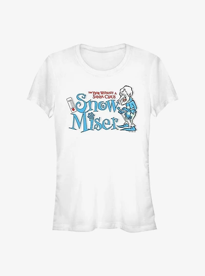 The Year Without A Santa Claus Snow Miser Logo Girls T-Shirt