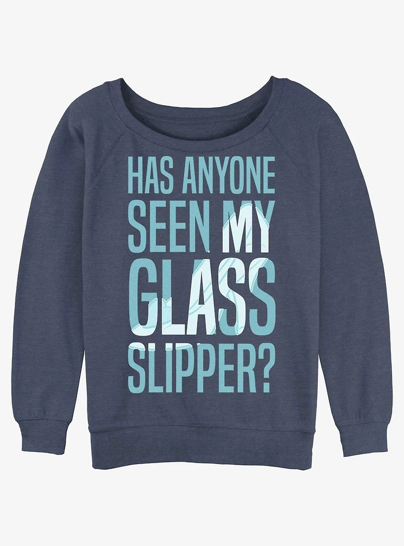 Disney Cinderella Missing Slipper Girls Slouchy Sweatshirt
