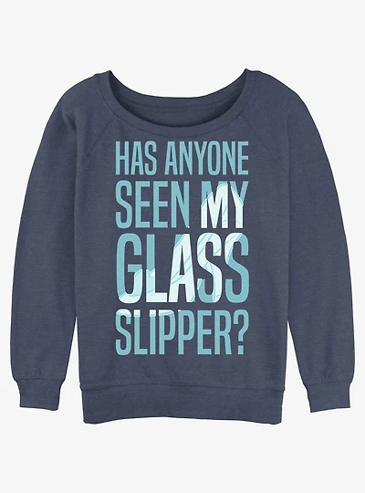 Disney Cinderella Missing Slipper Girls Slouchy Sweatshirt