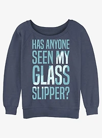 Disney Cinderella Missing Slipper Girls Slouchy Sweatshirt