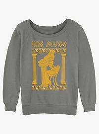 Disney Hercules His Muse Meg Girls Slouchy Sweatshirt