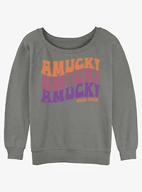 Disney Hocus Pocus Amuck Girls Slouchy Sweatshirt