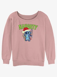 Disney Lilo & Stitch Naughty Girls Slouchy Sweatshirt