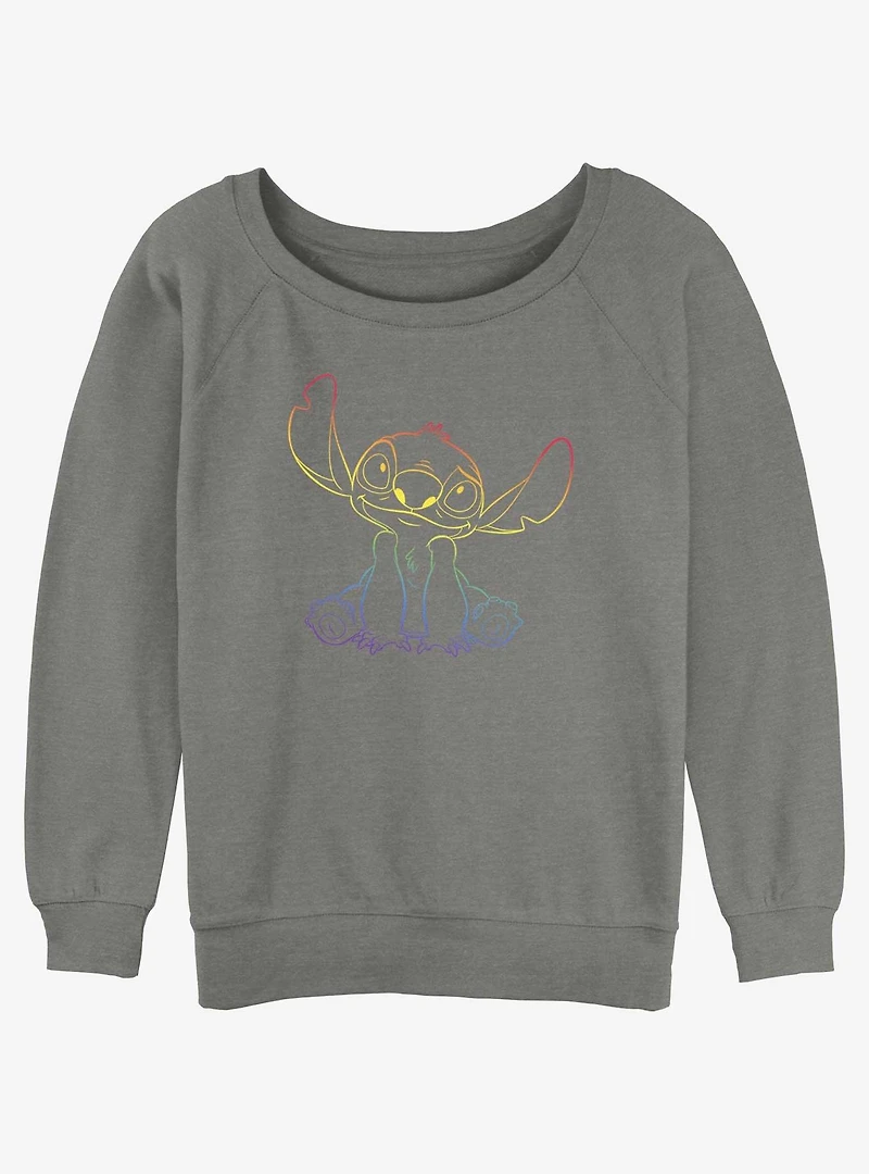 Disney Lilo & Stitch Pride Slouchy Sweatshirt
