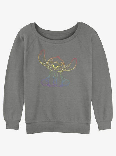 Disney Lilo & Stitch Pride Slouchy Sweatshirt