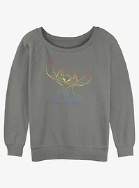 Disney Lilo & Stitch Pride Slouchy Sweatshirt