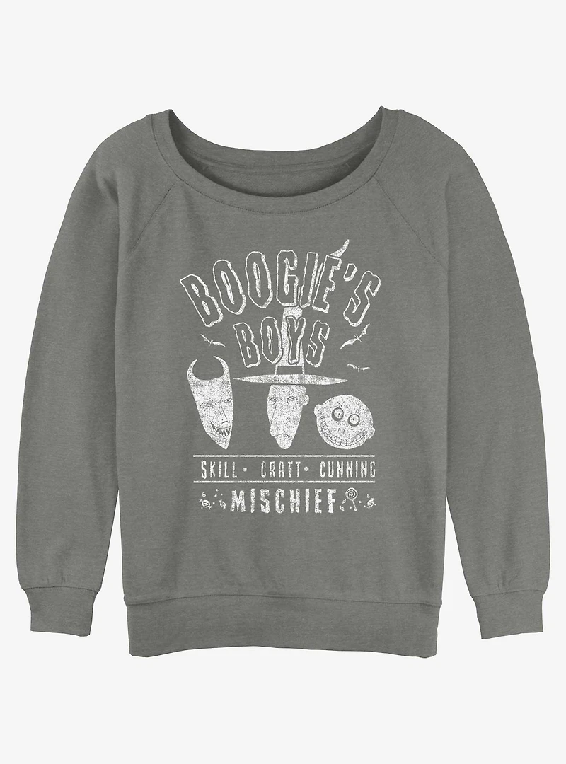 The Nightmare Before Christmas Boogie's Boys Girls Slouchy Sweatshirt