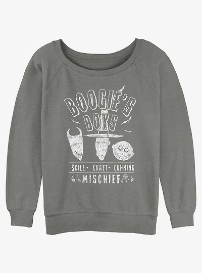The Nightmare Before Christmas Boogie's Boys Girls Slouchy Sweatshirt