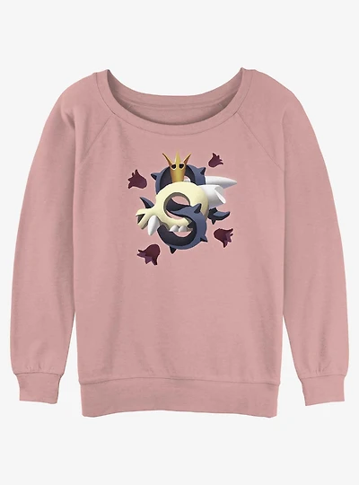 Disney The Owl House King Vines Girls Slouchy Sweatshirt