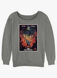 Stranger Things x Butcher Billy The Piggyback Girls Slouchy Sweatshirt