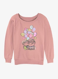 Disney Pixar Up Ellie & Carl Love Girls Slouchy Sweatshirt