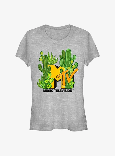 MTV Cacti Galore Logo Girls T-Shirt