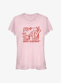MTV Fungi Logo Girls T-Shirt