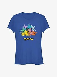 Pokemon Gotta Catch Eeveelutions Girls T-Shirt