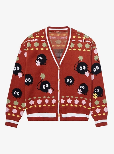 Studio Ghibli Spirited Away Soot Sprites Women's Cardigan - BoxLunch Exclusive