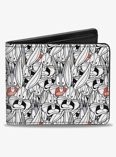 Looney Tunes Bugs Bunny Expressions Stacked Bifold Wallet