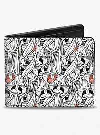 Looney Tunes Bugs Bunny Expressions Stacked Bifold Wallet