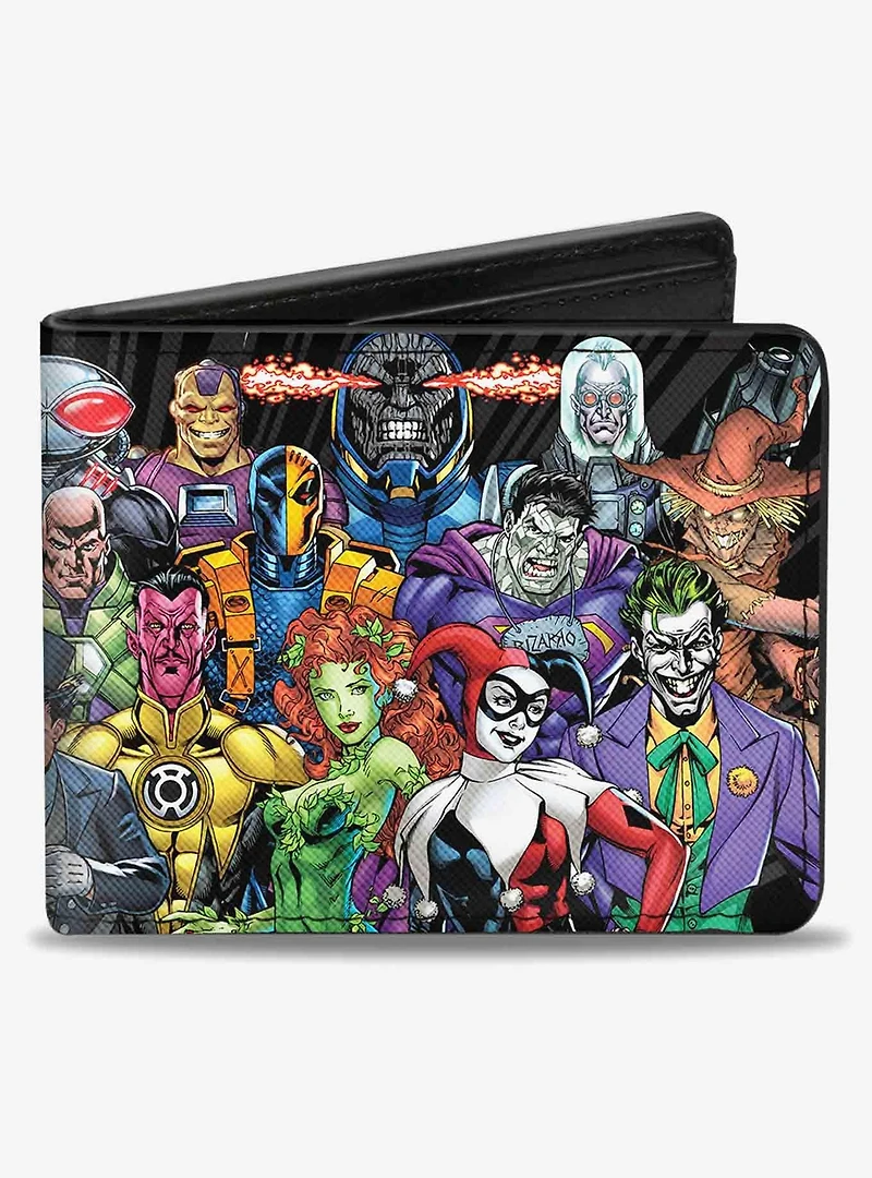 DC Comics DC 23 Villains Group Pose Bifold Wallet