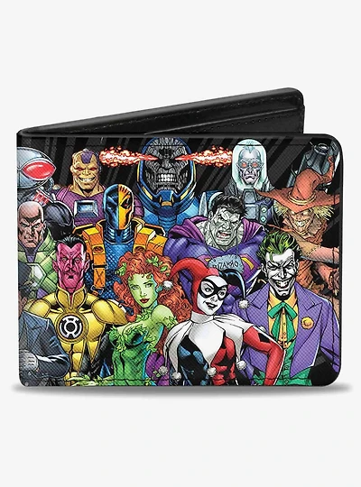 DC Comics DC 23 Villains Group Pose Bifold Wallet