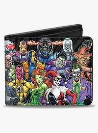 DC Comics DC 23 Villains Group Pose Bifold Wallet