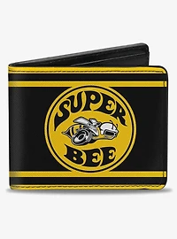Super Bee Logo Stripes Bifold Wallet
