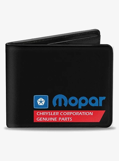 Mopar Chrysler Corporation Genuine Parts Bifold Wallet
