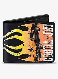 Mustang Flame Cobra Jet Fade Bifold Wallet
