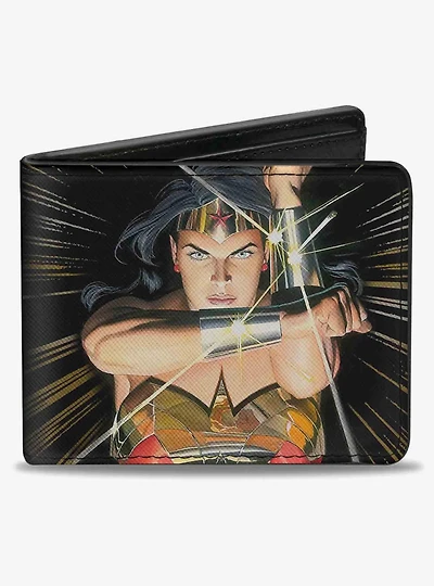 DC Comics Wonder Woman Mythology Crossed Pose Bifold Wallet