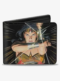 DC Comics Wonder Woman Mythology Crossed Pose Bifold Wallet