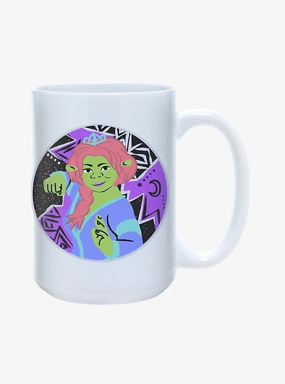 Shrek Fiona Fight Pose Mug 15oz