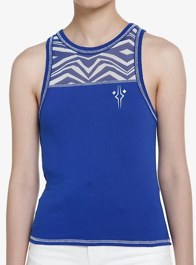 Star Wars Ahsoka Tano Mesh Girls Tank Top