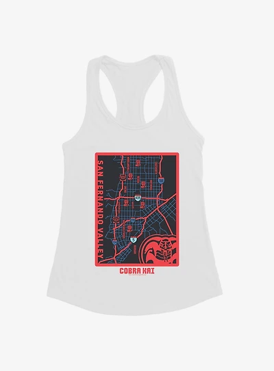 Cobra Kai San Fernando Valley Map Girls Tank