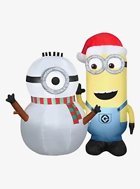 Minions Kevin Building Snowman Medium Airblown