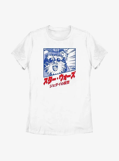 Star Wars Ewok Revenge of the Jedi Japanese Womens T-Shirt