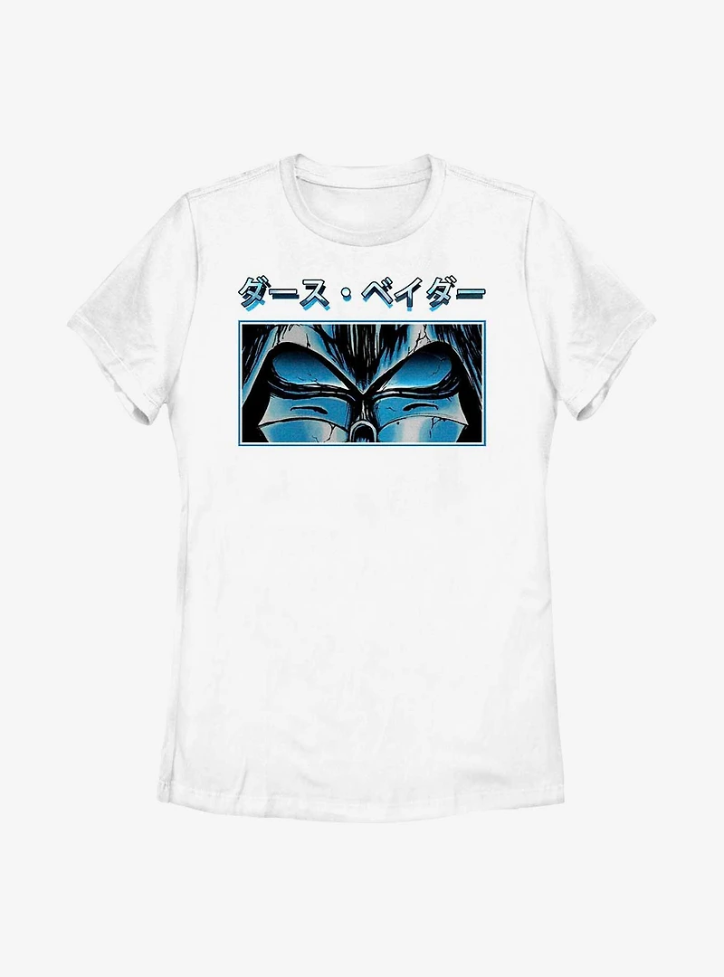 Star Wars Vader Eyes Japanese Womens T-Shirt