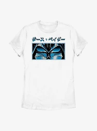 Star Wars Vader Eyes Japanese Womens T-Shirt