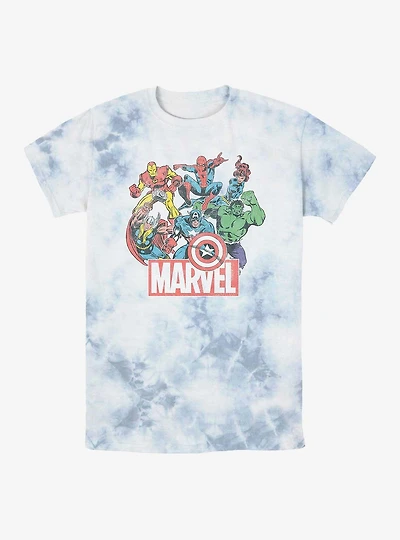 Marvel Avengers Heroes of Today Tie-Dye T-Shirt