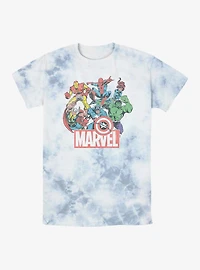 Marvel Avengers Heroes of Today Tie-Dye T-Shirt