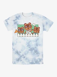 Nintendo Animal Crossing Nook Family Tie-Dye T-Shirt
