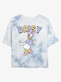 Disney Daisy Duck Sassy Tie-Dye Girls Crop T-Shirt