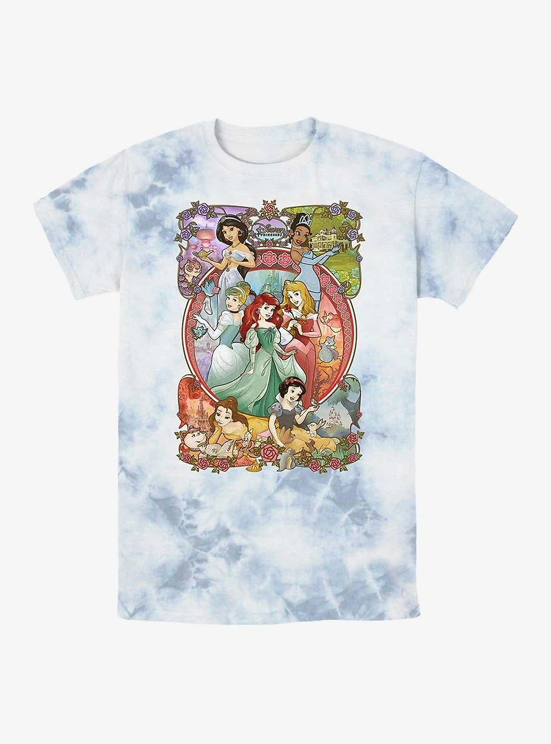 Disney Princesses Princess Power Tie-Dye T-Shirt